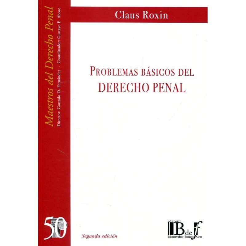 Problemas básicos del Derecho Penal