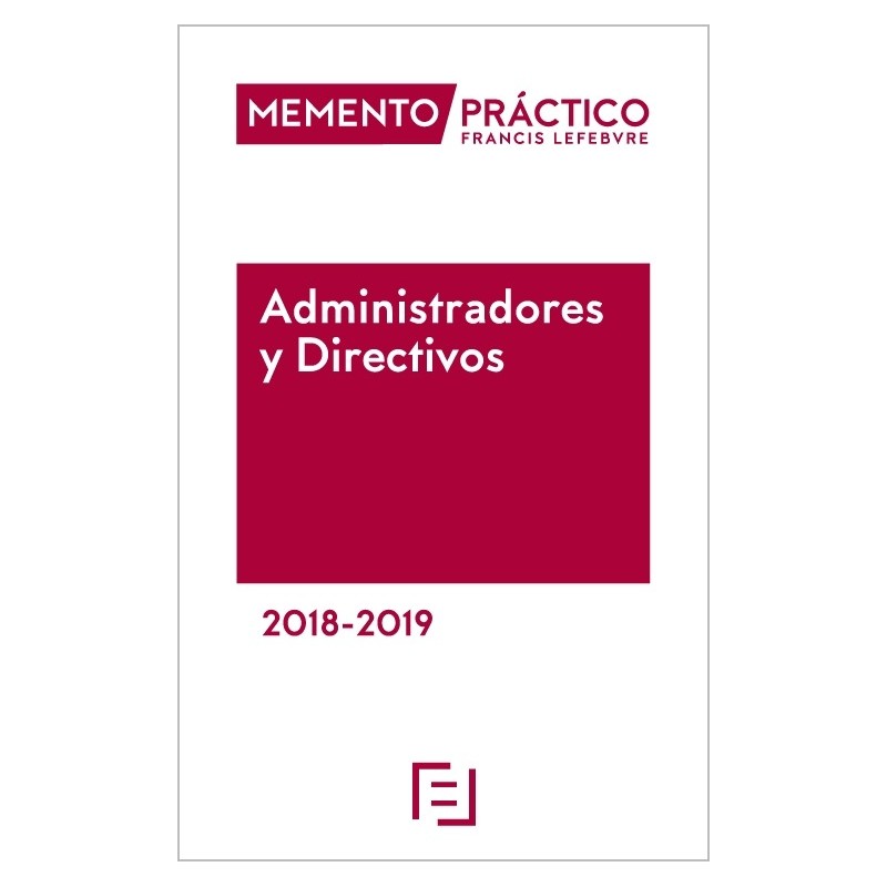 Memento Administradores y Directivos 2018-2019