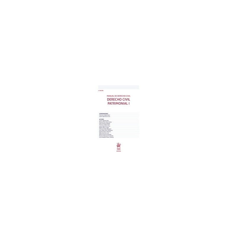 Manual de Derecho civil. Derecho Civil Patrimonial I