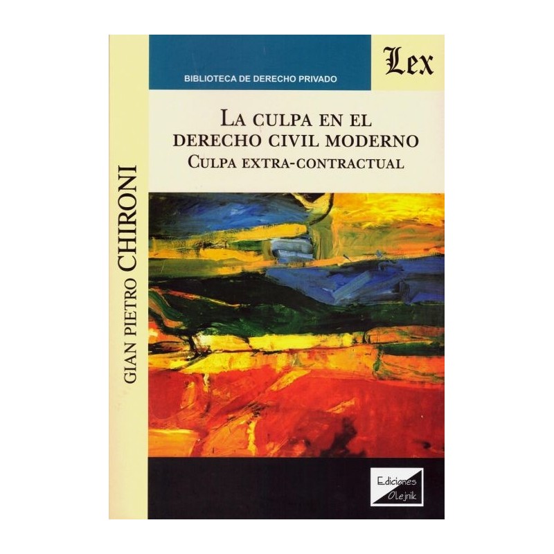 La Culpa en el Derecho Civil Moderno