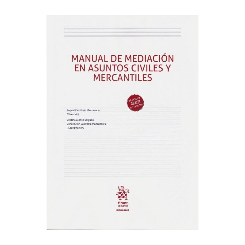 Manual de mediación en asuntos civiles y mercantiles