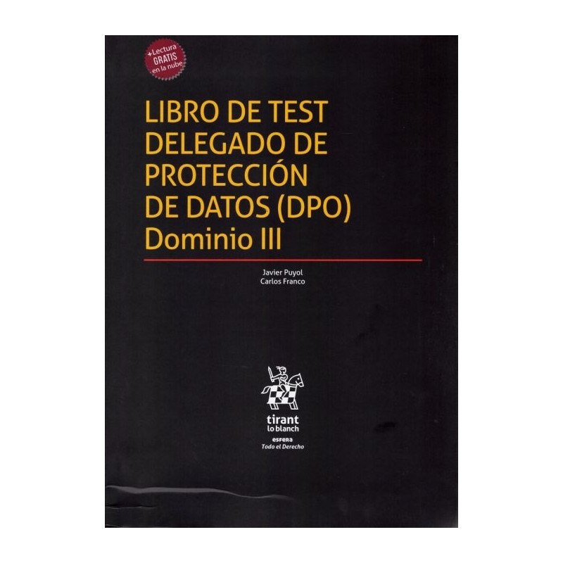 Libro de test delegado de protección de datos (DPO) Dominio III