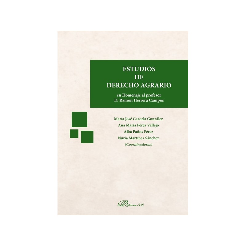 Estudios de Derecho Agrario