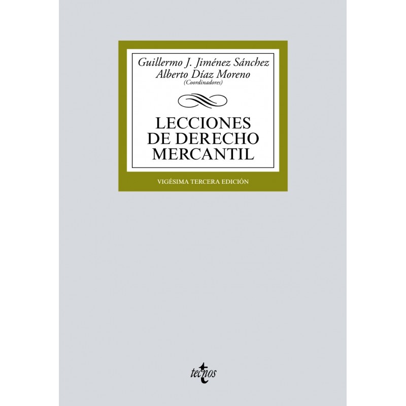 Lecciones de Derecho Mercantil