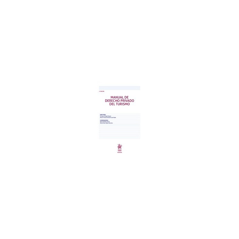 Manual de Derecho Privado del Turismo