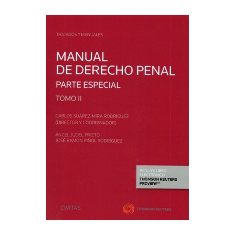 Manual de Derecho Penal. Tomo II. Parte Especial