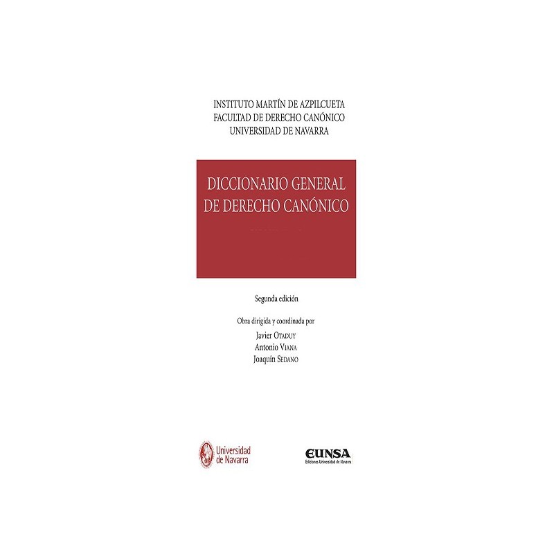 Diccionario general de derecho canónico (Vol. I al VII)