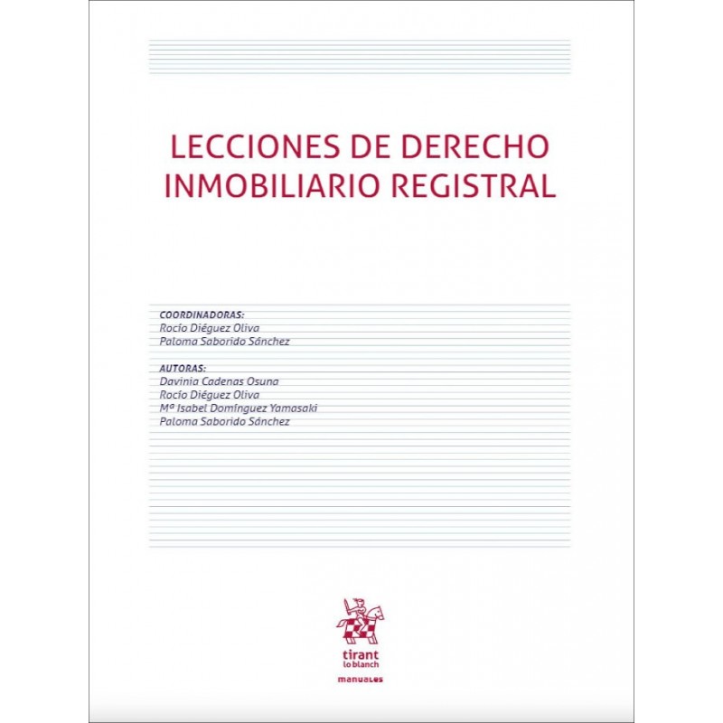Lecciones de derecho inmobiliario registral