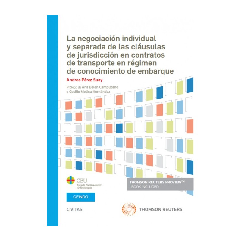 La negociación individual y separada de las cláusulas de jurisdicción