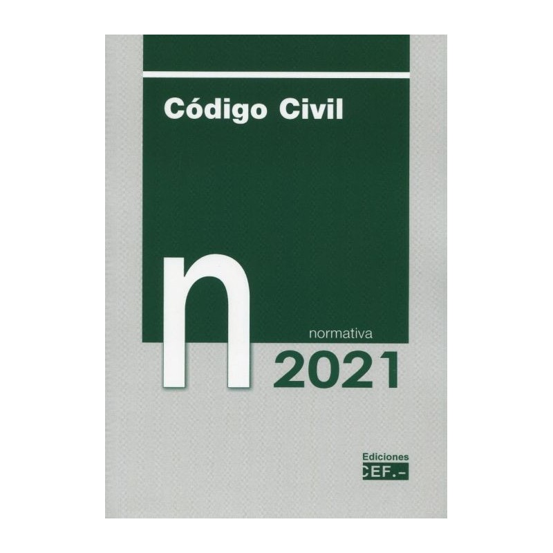 Código Civil. Normativa 2021