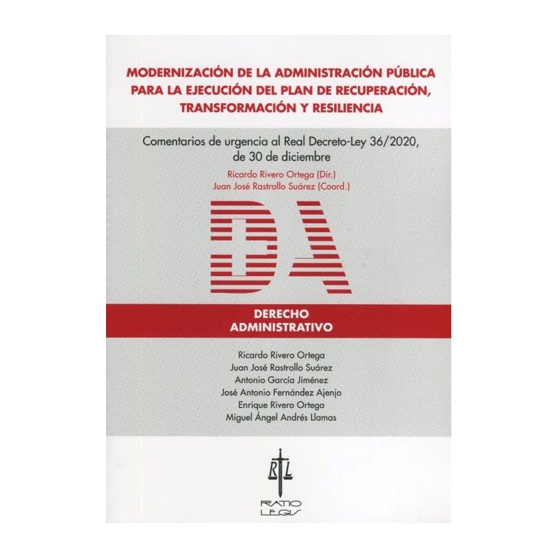 Modernización de la Administración Pública para la ejecución del plan de recuperación, transformación y resiliencia