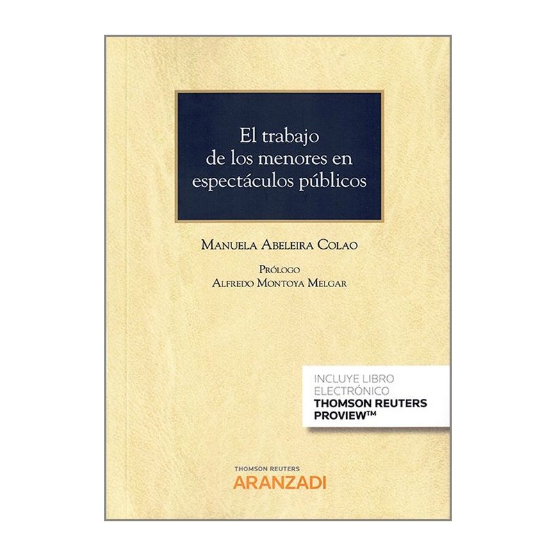 El trabajo de los menores en espectáculos públicos