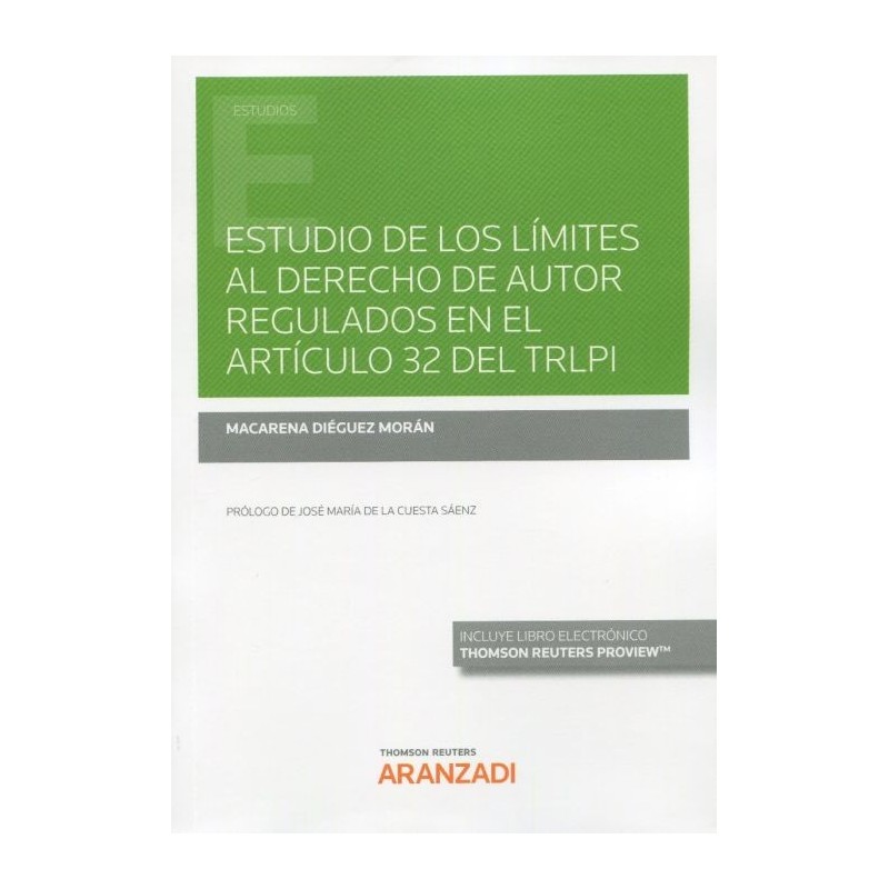 Estudio de los límites al derecho de autor regulados en el artículo 32 del TRLPI