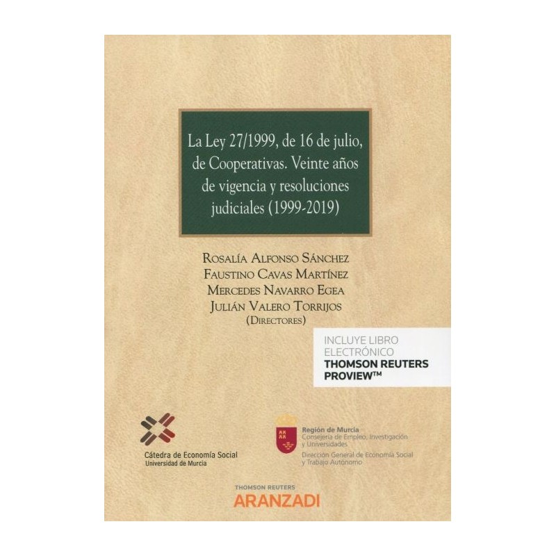 La Ley 27/1999, de 16 de julio, de cooperativas