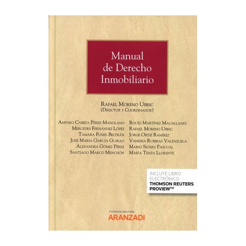 Manual de derecho inmobiliario