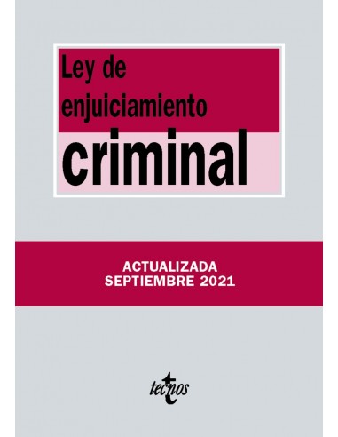Ley de Enjuiciamiento Criminal Tecnos