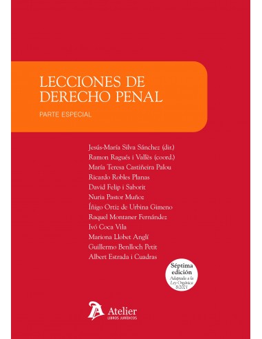 Lecciones de Derecho Penal. Parte especial