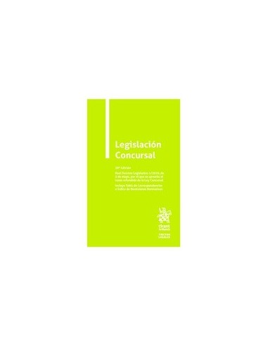 Legislación Concursal Tirant