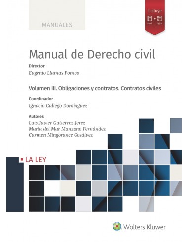 Manual de Derecho Civil. Volumen III