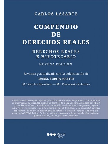 Compendio de Derechos Reales. Derechos reales e hipotecario