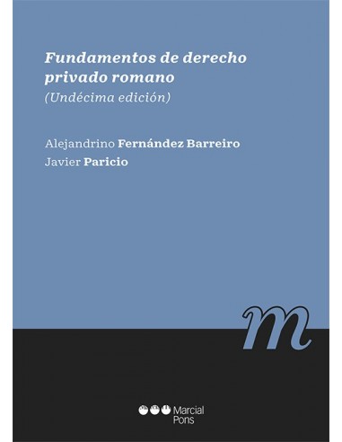 Fundamentos de Derecho privado romano