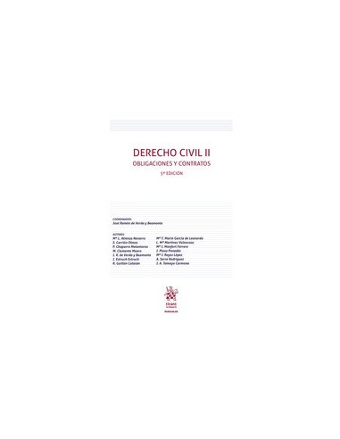 Derecho Civil II. Obligaciones y Contratos