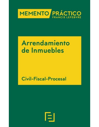 Memento Práctico Arrendamiento de Inmuebles 2022-2023