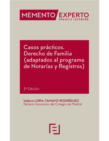 Memento Experto Casos Prácticos Derecho de Familia