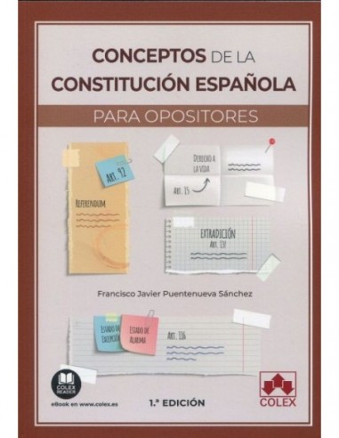Conceptos de la Constitución Española para opositores