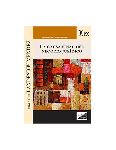 La causa final del negocio jurídico