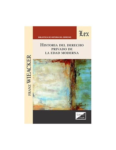 Historia del derecho privado de la edad moderna
