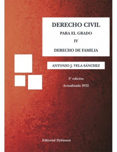 Derecho Civil para el grado IV. Derecho de familia