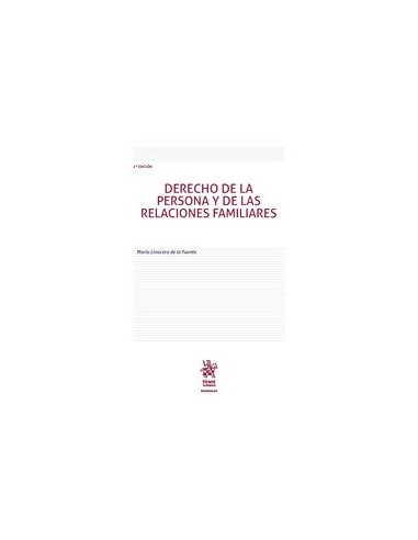 Derecho de la Persona y de las Relaciones Familiares