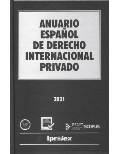 Anuario Español de Derecho Internacional Privado 2021