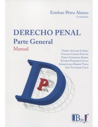 Derecho penal. Parte general. Manual