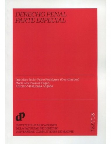 Derecho penal. Parte especial