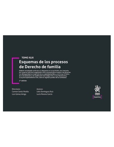 Esquemas de los procesos de Derecho de Familia