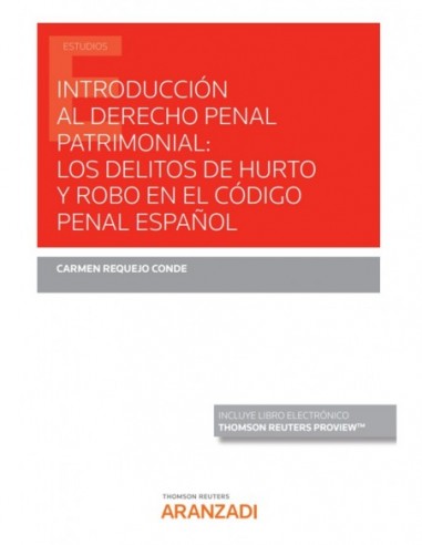 Introducción al Derecho penal patrimonial: los delitos de hurto y robo en el Código Penal español