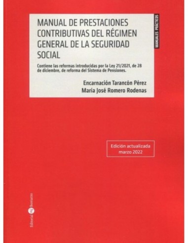 Manual de prestaciones contributivas del Régimen General de la Seguridad Social
