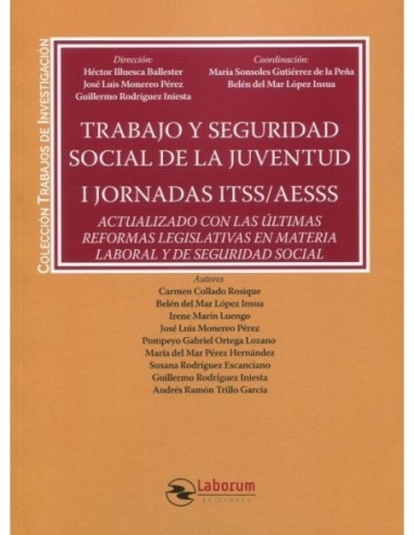 Trabajo y seguridad social de la juventud. I Jornadas ITSS/AESSS