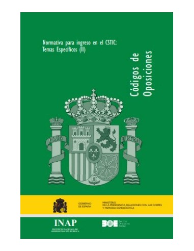 Normativa para el ingreso en el CSTIC: temas específicos II