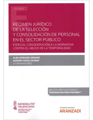 Régimen jurídico de la selección y consolidación de personal en el sector público