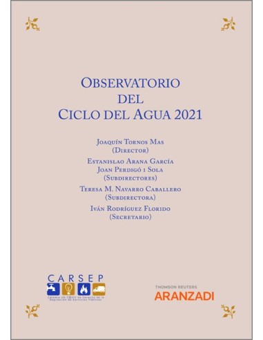 Observatorio del ciclo del agua 2021