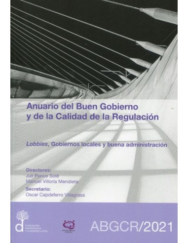 Anuario del buen gobierno y de la calidad de la regulación 2021