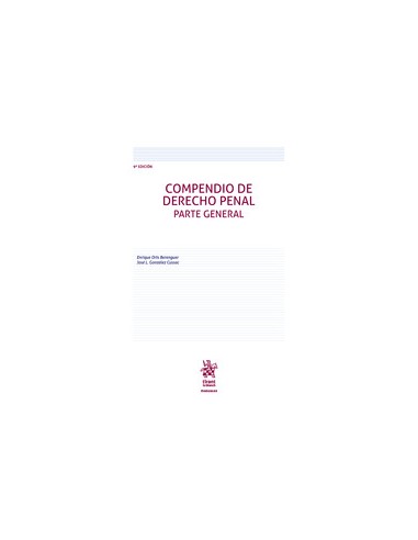 Compendio de Derecho Penal. Parte General