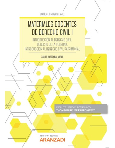 Materiales docentes de Derecho Civil I