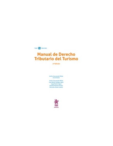 Manual de Derecho Tributario del Turismo