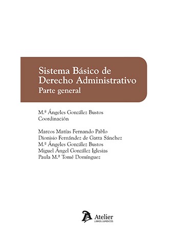 Sistema básico de Derecho Administrativo. Parte general