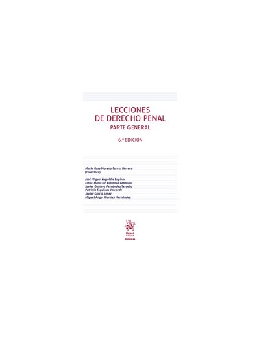 Lecciones de Derecho Penal. Parte General