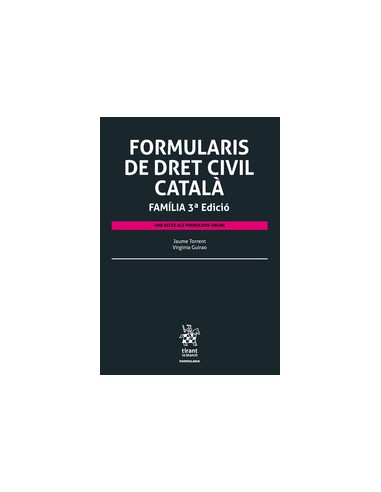 Formularis de dret civil català. Família